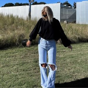 Princess Polly High Waisted Straight Leg Jeans (TALL GIRL APPROVED)